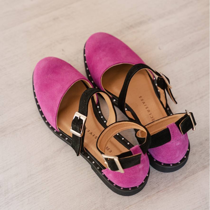 .Pantofi -  Double Belt - Purple